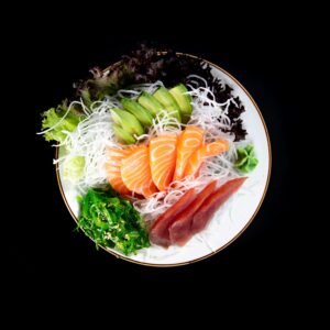 215. Sashimi Tuna Salmon